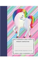 Primary Composition: College Ruled - 110 pages - 7.44 X 9.69". SOFT COVER(7 Unicorn)