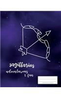 Sagittarius Composition Notebook