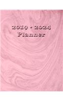 2020 - 2024 - Five Year Planner: Agenda for the next 5 Years - Monthly Schedule Organizer - Appointment, Notebook, Contact List, Important date, Month's Focus, Calendar - 60 Months 