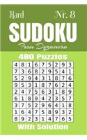 Hard Sudoku Nr.8: 480 puzzles with solution