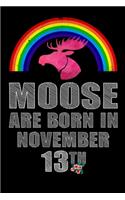 Moose Are Born In November 13th