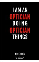 Notebook for Opticians / Optician