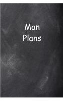2020 Weekly Planner For Men Man Plans Chalkboard Style 134 Pages