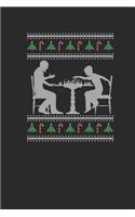 Ugly Christmas Chess: Dotted Bullet Notebook (6" x 9" - 120 pages) Christmas Themed Notebook for Daily Journal, Diary, and Gift