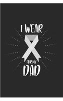 I wear for my Dad: Lung Cancer Ribbon Cancer Chemo