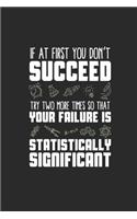 Statistically Significant: Graph Paper Notebook (6" x 9" - 120 pages) Science Themed Notebook for Gift / Daily Activity Journals / Diary