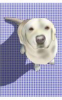 Yellow Labrador Retriever: A Funky Ruffretro Dog Breed Notebook Journal (Purple) with 150 Lined Pages