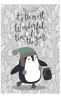 It's the Most Wonderful Time of the Year: Holiday Keepsake Notebook for Family and Friends