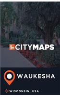 City Maps Waukesha Wisconsin, USA