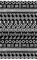 Bullet Journal Tribal Art Pattern Black and White: Graph Design - 162 Numbered Pages with 150 Graph Style Grid Pages, 6 Index Pages and 2 Key Pages in Easy to Carry 5.5 X 8.5 Size