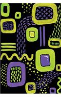 Bullet Journal Notebook Colorful Abstract Pattern 5