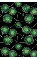 Bullet Journal Notebook Watercolor Dandelions Pattern 3