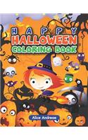 Happy Halloween Coloring Book
