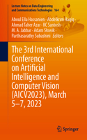 3rd International Conference on Artificial Intelligence and Computer Vision (Aicv2023), March 5-7, 2023