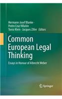 Common European Legal Thinking