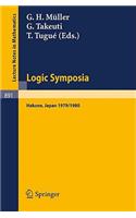 Logic Symposia, Hakone, 1979, 1980