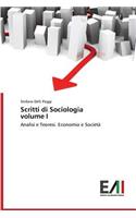 Scritti di Sociologia volume I