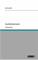 Das Nichts bei Sartre: (German)