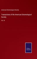 Transactions of the American Entomological Society