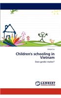 Children's Schooling in Vietnam