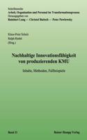 Nachhaltige Innovationsfahigkeit Von Produzierenden Kmu