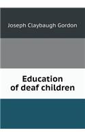 Education of Deaf Children