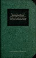 Reports of cases argued and determined in the courts of Common Pleas and Exchequer Chamber, with tables of the names of the cases and principal matters