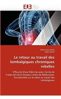 Le Retour Au Travail Des Lombalgiques Chroniques Rebelles