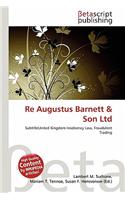 Re Augustus Barnett & Son Ltd