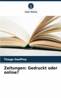 Zeitungen: Gedruckt oder online?