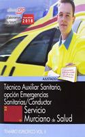 Tecnico Auxiliar Sanitario, opcion Emergencias Sanitarias/Conductor. Servicio Murciano de Salud. Temario especifico Vol II.