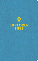 CSB Explorer Bible for Kids, Sky Blue Leathertouch: Placing God's Word in the Middle of God's World