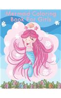 Mermaid Coloring Book For Girls