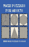 Maze Puzzles for Adults