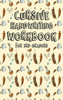 Cursive Handwriting Workbook for 3rd Graders: 3-in-1 Writing Practice Book to Master Letters, Words & Sentences in Cursive. Halloween Cursive Handwriting Practice.