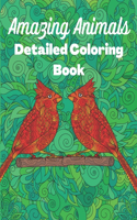 Amazing Animals Detailed Coloring Book