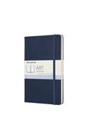 Moleskine Sapphire Blue Sketchbook Large