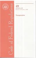 Code of Federal Regulations, Title 49, Transportation, PT. 600-999, Revised as of October 1, 2008