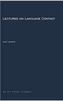 Lectures on Language Contact