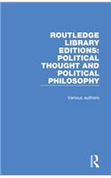 Routledge Library Editions: Political Thought and Political Philosophy: 54 Volume Set(Routledge Library Editions: Political Thought and Political Philosophy)