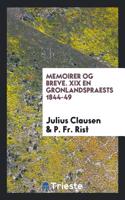 MEMOIRER OG BREVE. XIX EN GRONLANDSPRAES