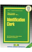 Identification Clerk: Passbooks Study Guide