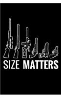 Size Matters: Shooting Log Book 100 pages (6x9) Record Target Shooting Data & Improve your Skills and Precision