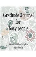 Gratitude Journal for Busy People