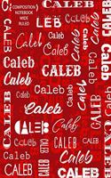 Caleb Composition Notebook Wide Ruled