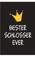 Bester Schlosser: DIN A5 - 120 Seiten Punkteraster - Kalender - Notizbuch - Notizblock - Block - Terminkalender - Abschied - Geburtstag - Ruhestand - Abschiedsgeschen