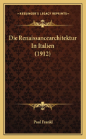 Renaissancearchitektur In Italien (1912)