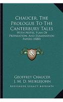 Chaucer, The Prologue To The Canterbury Tales