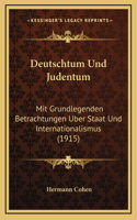 Deutschtum Und Judentum