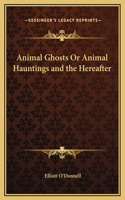 Animal Ghosts Or Animal Hauntings and the Hereafter